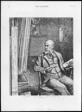 Stampa antica 1888 - RITRATTI