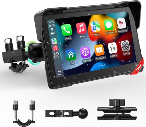 Autoradio impermeabile moto - 7",
