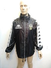 JUVENTUS GIACCA A VENTO WIND JACKET Official Equipment KAPPA Mens L VINTAGE MINT