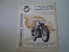 advertising Pubblicità 1967 MOTO MV AGUSTA 500 GP CON GIACOMO AGOSTINI VINCE