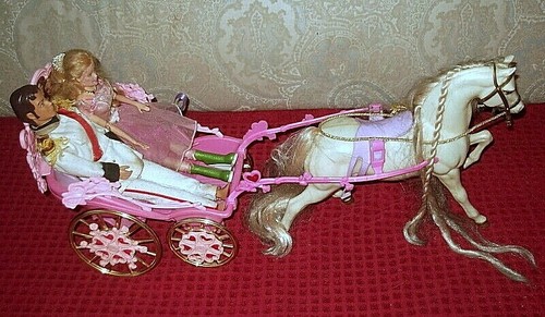 Carrozza barbie rapunzel 2002 - barbie,