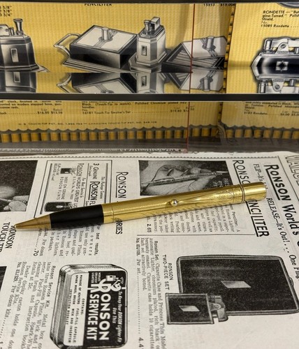Ronson penciliter gold - penciliter, gold-plated