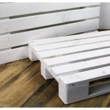 Nuovo pallet bancale bianco - pallet,