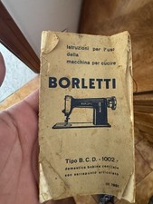 Macchina da cucire BORLETTI BCD-1002 del 1949