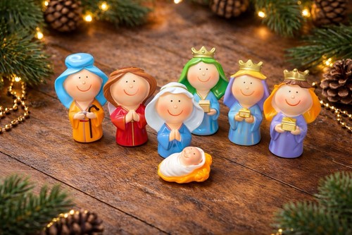 Set natività ritratto - natività, bambini