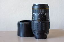 Obiettivo Sigma 70-300 f4-5.6D APO MACRO SUPER PER NIKON con scatola e astuccio