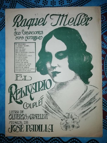 Relicario raquel meller - raquel,