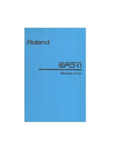 Roland spd manuale - spd-11,