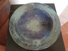 IVO SASSI FAENZA PIATTO IN CERAMICA A LUSTRO ANNI 60/70