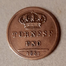 REGNO DELLE DUE SICILIE - FERDINANDO II - TORNESE 1859