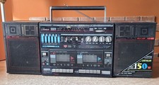 LANICO L-818E BOOMBOX RADIO STEREO DOUBLE CASSETTE VINTAGE 