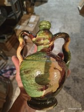 Anfora Smaltata In Terracotta