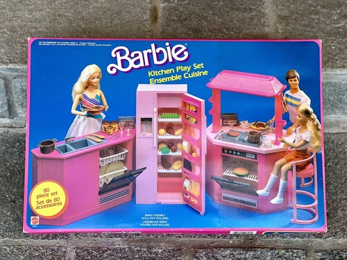 Barbie kitchen play set - barbie,