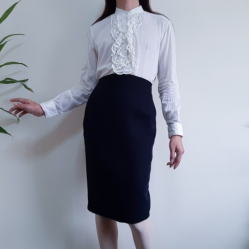 Maxmara gonna vintage nera - maxmara,
