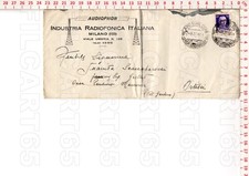 E7854 MILAN 1937 ITALIAN RADIO