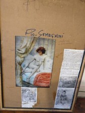 quadro olio su tela 1870 pio