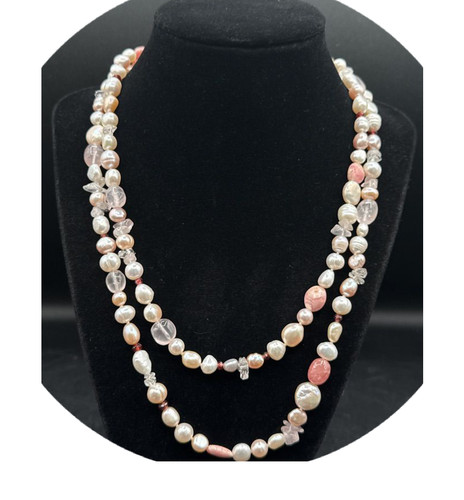 Collana honora perle quarzo - honora,