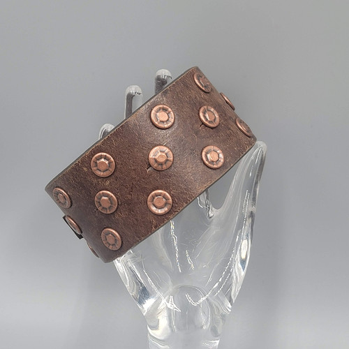 Bracciale uomo pelle marrone