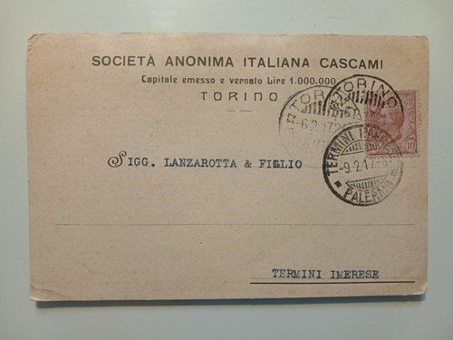 Storia postale 1917 cartolina - storia,