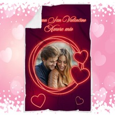 Plaid personalizzato con foto