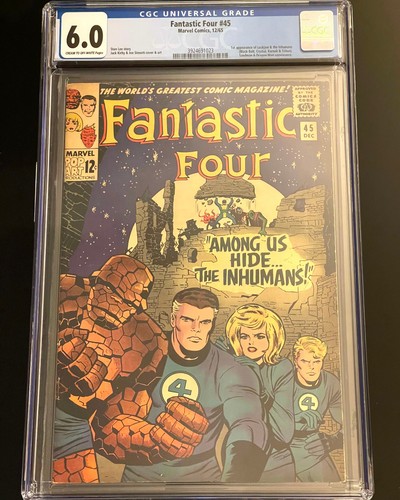 Fantastic four cgc 0 1 - four, #45