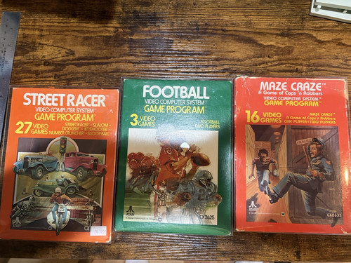 Lotto scatole atari 2600 - lotto,
