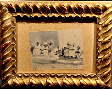 pittore - RAFFAELLO RESIO Genova  1854- Savona 1927  acquarello orientalista