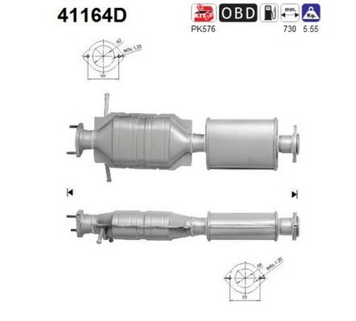 115 catalizzatore per - kw,