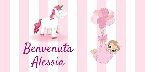 Banner striscione nascita - striscione,
