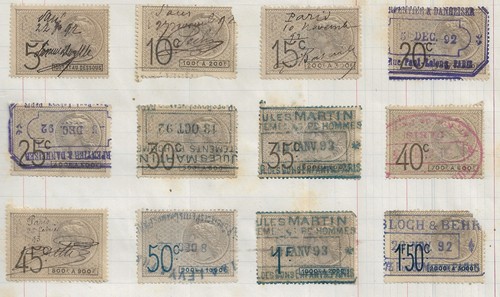 Francia 1870 1890s lotto - francia,