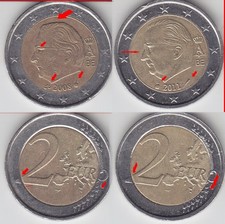Belgio 2008 2011 2 re - 2011, €