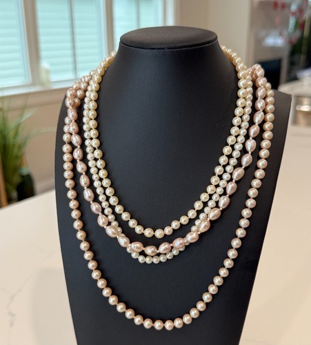 Lotto collane perle vintage - di,