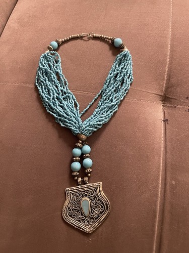 Collana tribale turchese - tribale, boho