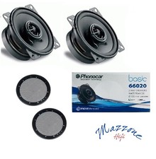 PHONOCAR 66020  KIT 2 CASSE CON GRIGLIE ALTOPARLANTI AUTO CAMION CAMPER 10cm 