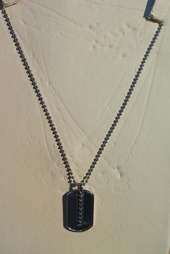 Collana uomo acciaio - collana, in