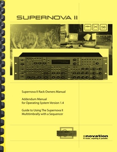 Novation supernova - novation, ii