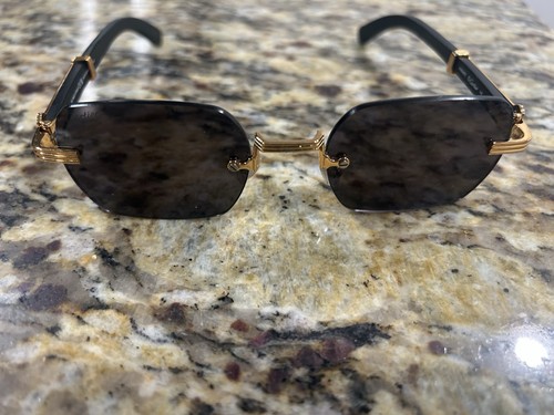 Cartier ct0362s black horn and - horn,