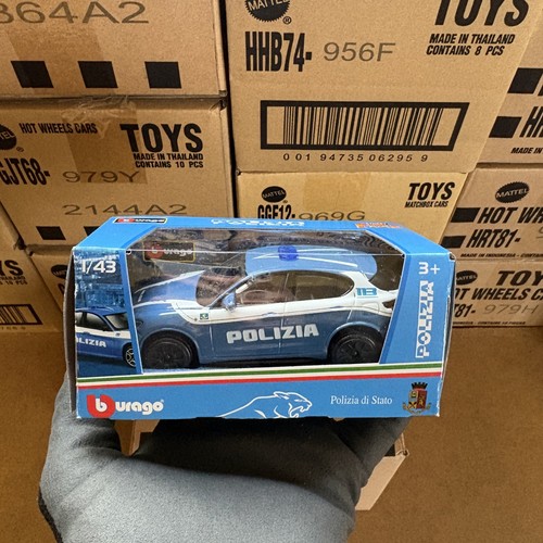 Burago polizia alfa - burago, 1/43