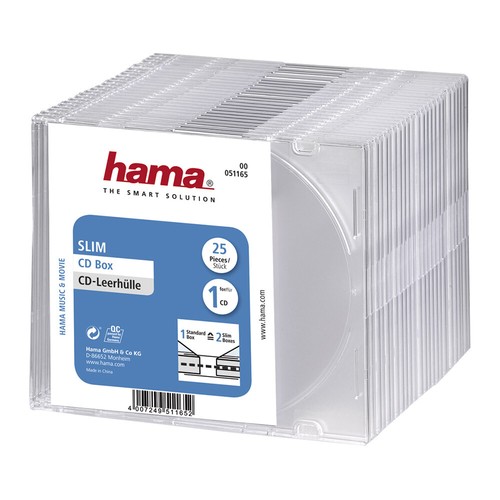 Hama custodie slim jewel - custodie, cd