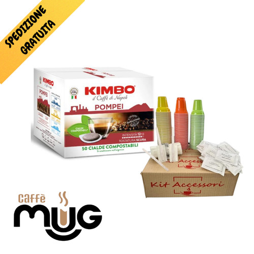 Cialde caffè kimbo miscela - 50,