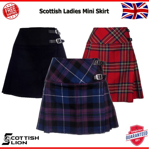 Mini kilt corto - donna, tartan