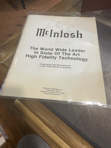 Original mcintosh components - original,