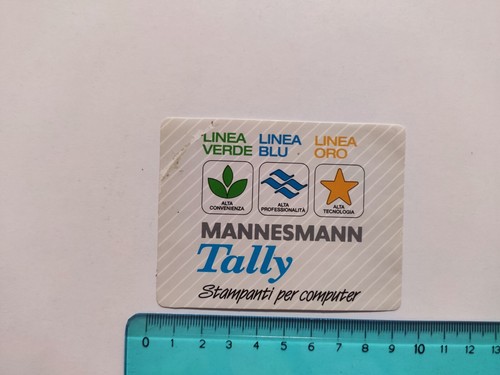 Adesivo mannesmann tally - adesivo,