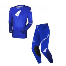 Tuta Completo Maglia Pantalone UFO SKYLINE Blu 2025 Moto cross Enduro Yamaha Mx