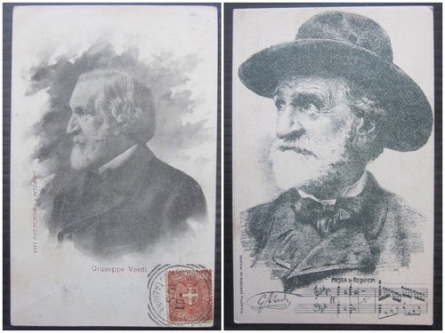 Giuseppe verdi cartoline - giuseppe,