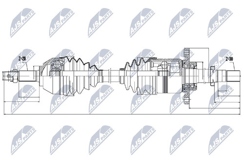 Albero motore nty npw 049 - motore,