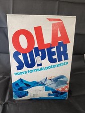 Scatolo di detersivo OLA’ Super anni 70 mai aperto vintage Pubblicità 