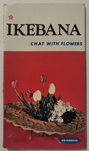 Ikebana chat with flowers - with,