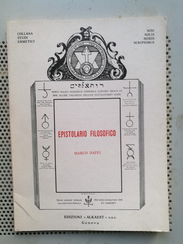 Alchimia epistolario - alchimia,
