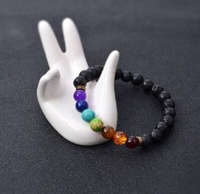 BRACCIALE 7 CHAKRA PIETRA DURE